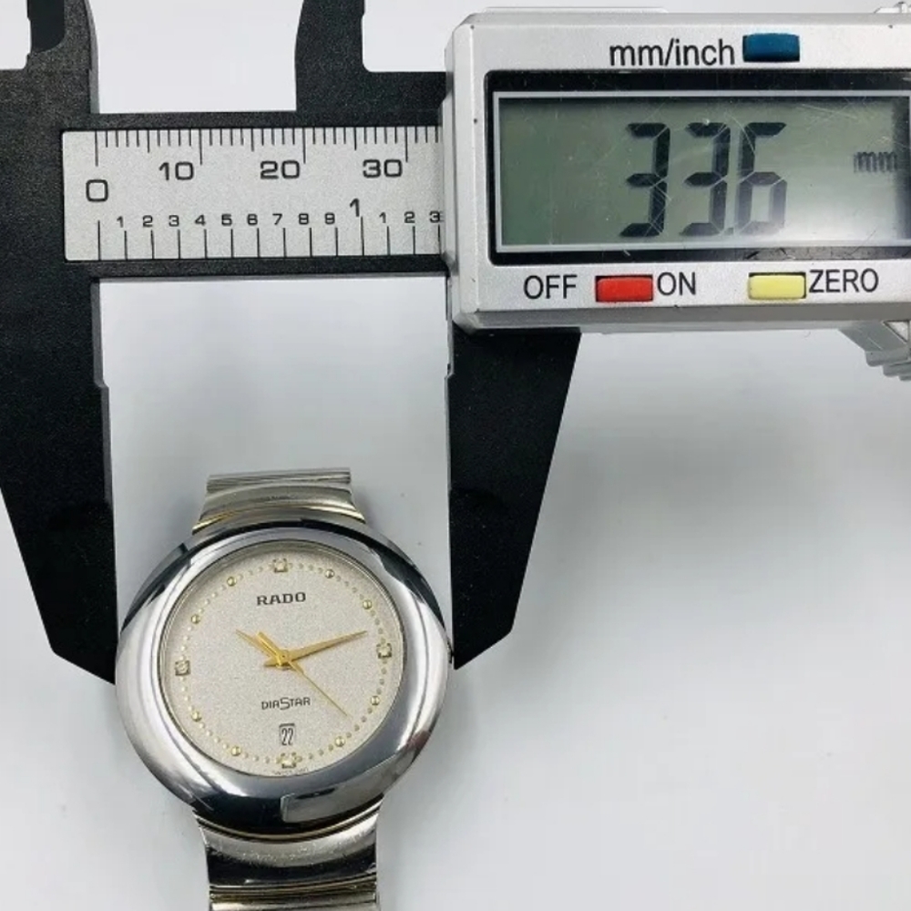 RADO Women's DIASTAR Quartz Watch St.Steel Date - Picture 7 of 13